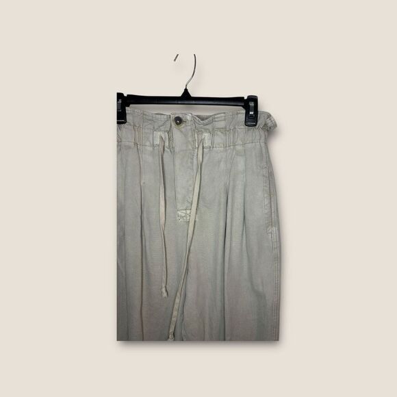 Free People Margate Pleated Trouser Tan Size Small - Picture 4 of 7